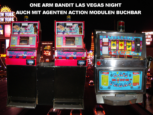 One Arm Bandit mieten "Las Vegas Casino Night" buchen , Casino Abend buchen